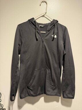 North Face Hooded Full Zip Sweatshirt Medium